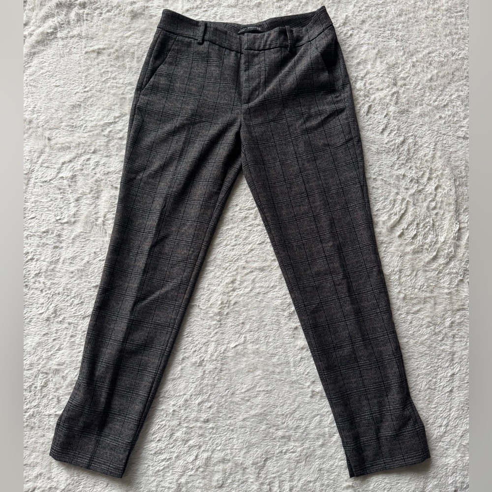 Zara | Plaid Pencil Trousers | 4